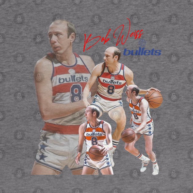 Bullets Bob Weiss Defunct Basketball Design by darklordpug